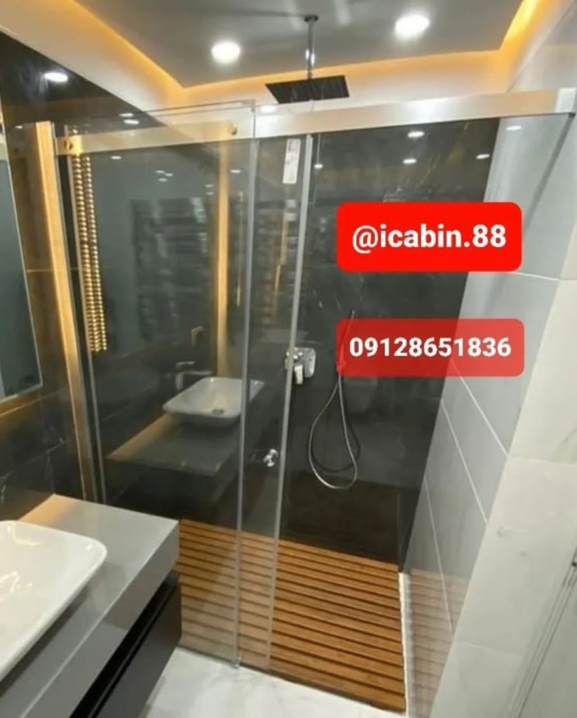 تولید و اجرای کابین دوش و پارتیشن شیشه ای آی کابین در ونک تهران