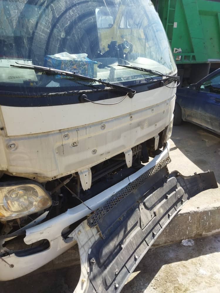 صافکاری و نقاشی ماشین سنگین مرسدس بنز محمدی در بوکان