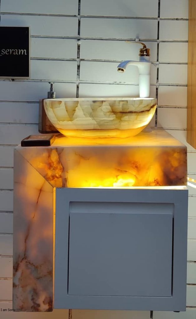 تولید روشویی سنگ مرمر و سرامیکی کنزو سرام در اصفهان