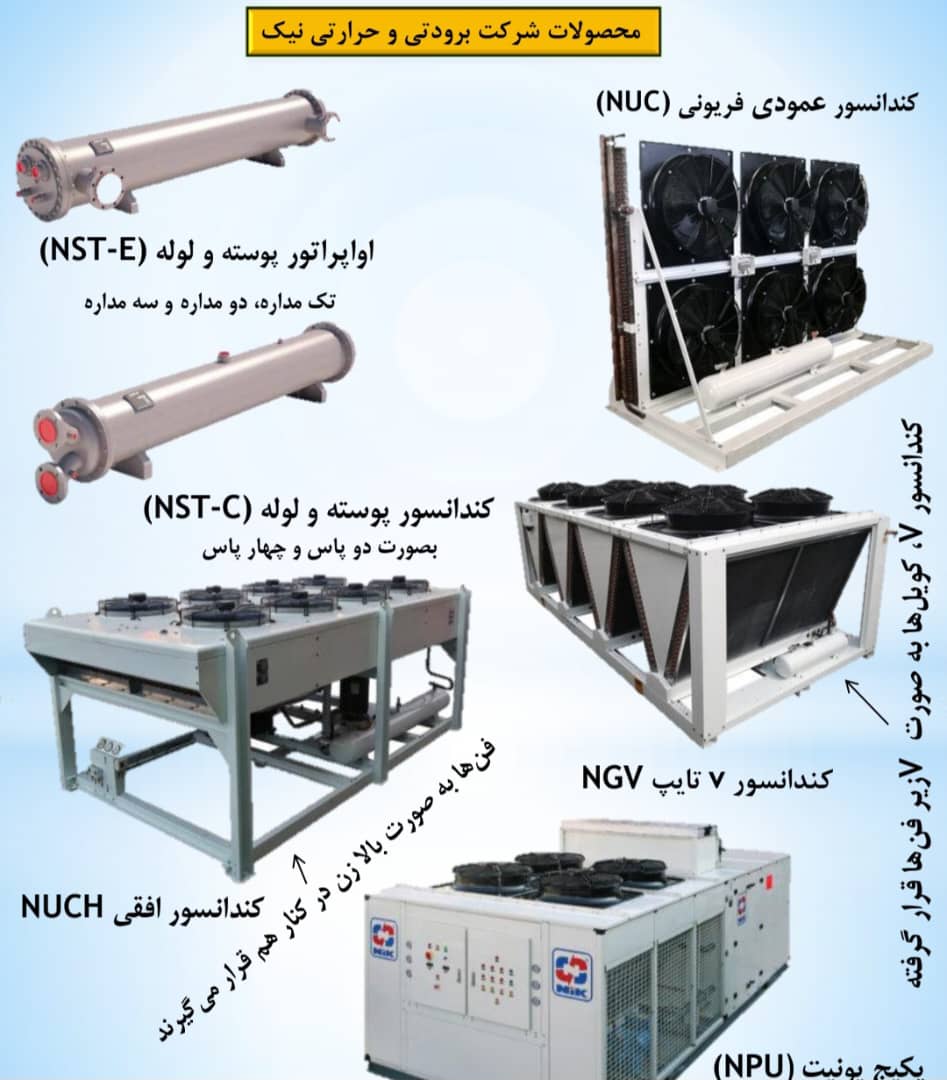 فروش تجهیزات سردخانه چیلر فن کویل هواساز نیک در ارومیه آذربایجان غربی ، آدرس فروش تجهیزات سردخانه چیلر فن کویل هواساز نیک در ارومیه آذربایجان غربی ، ایران مشاغل سامانه برتر ثبت مشاغل کشور