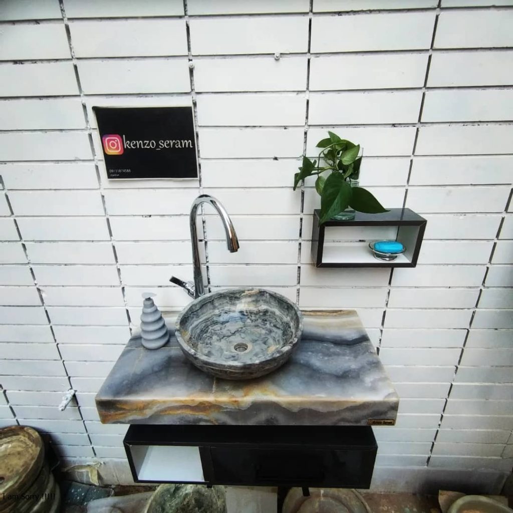 تولید روشویی سنگ مرمر و سرامیکی کنزو سرام در اصفهان