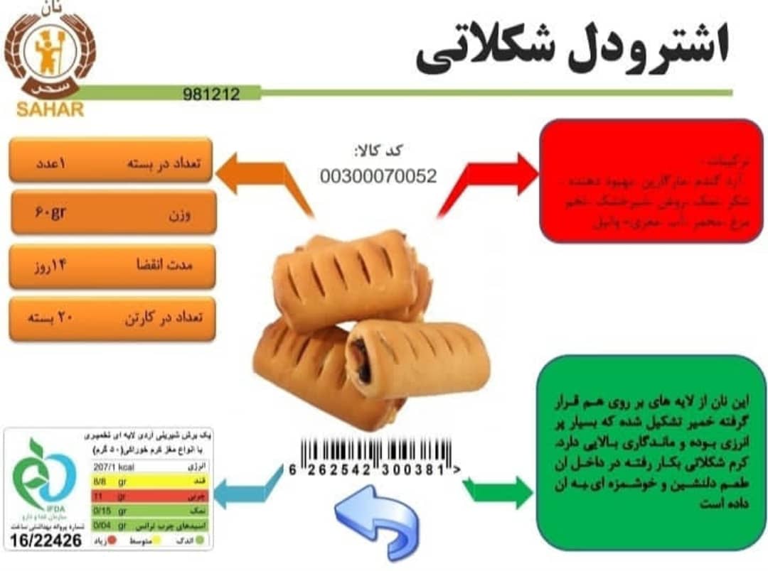 نمایندگی پخش نان سحر در کرمان ، آدرس نمایندگی پخش نان سحر در کرمان ، ایران مشاغل سامانه برتر ثبت مشاغل کشور