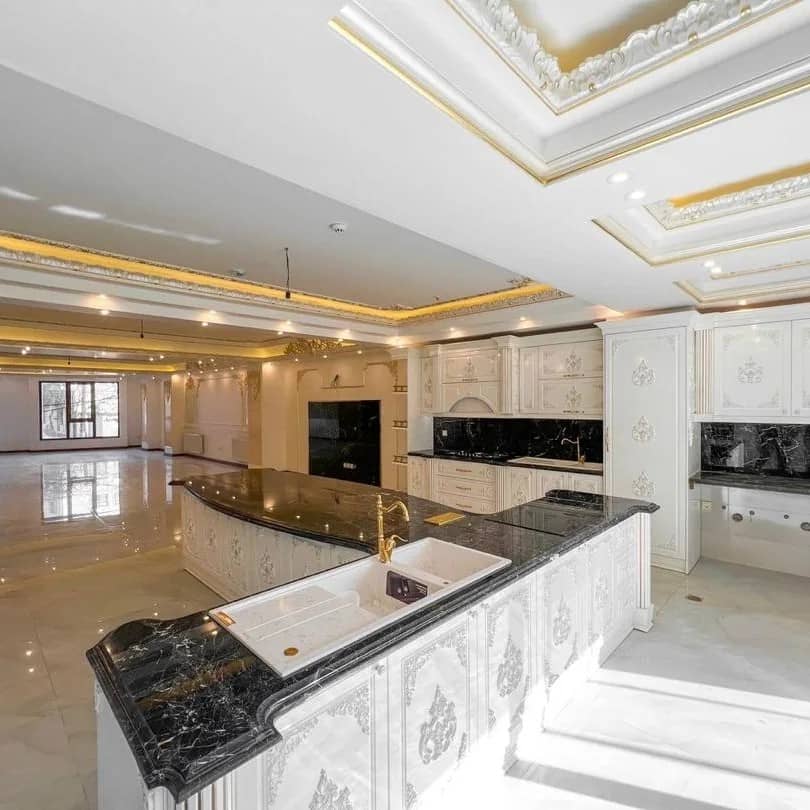 طراحی و اجرای صنایع ام دی اف کابینت رومی و هایگلاس موسوی در تبریز