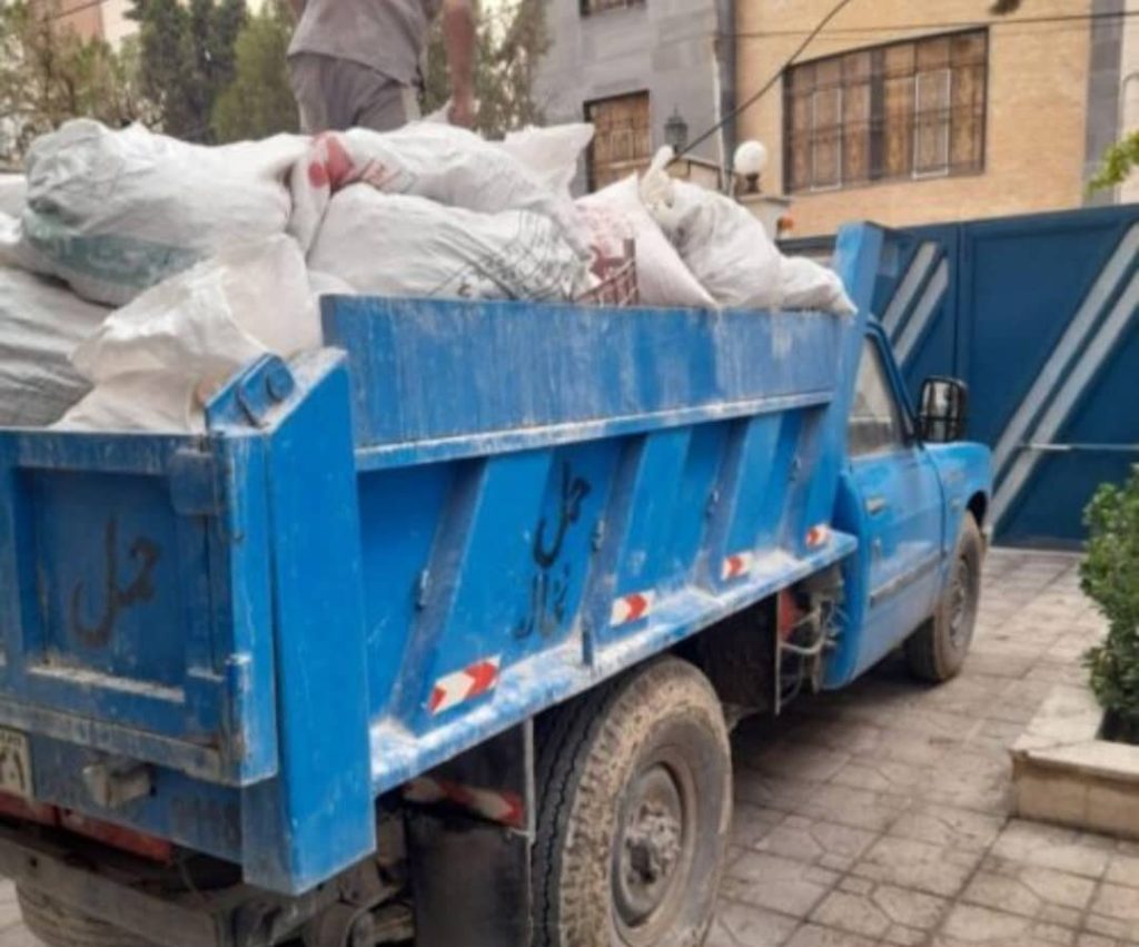 حمل مصالح ساختمانی فریدونی در شیراز