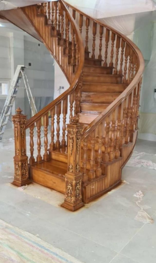 ساخت صنایع چوبی پله دوبلکسی کایاپل در رشت