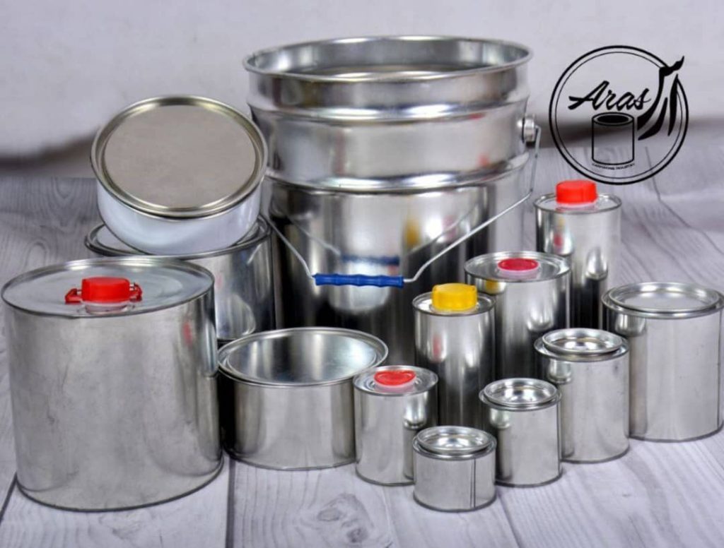 تولیدکننده قوطی فلزی و حلب بلند ارس سروری در تهران