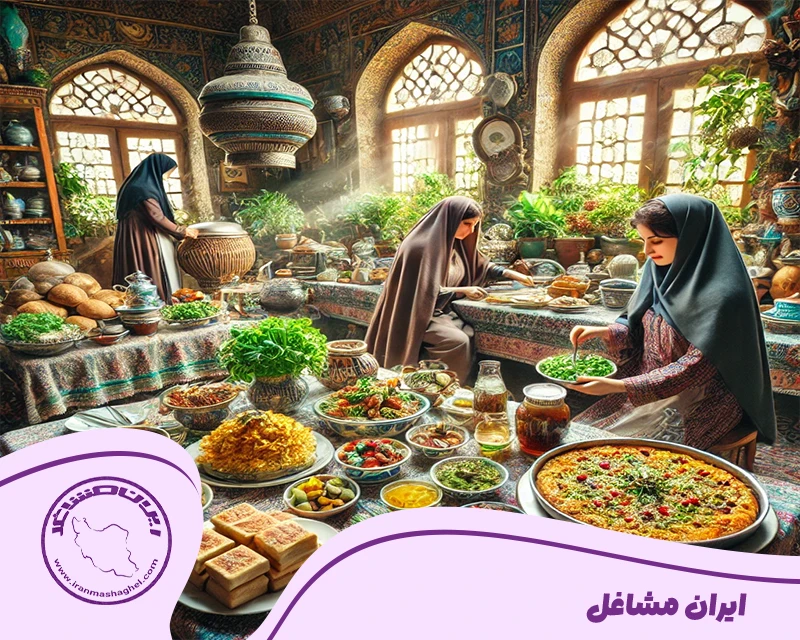 علاقه به آشپزی و غذاهای محلی
