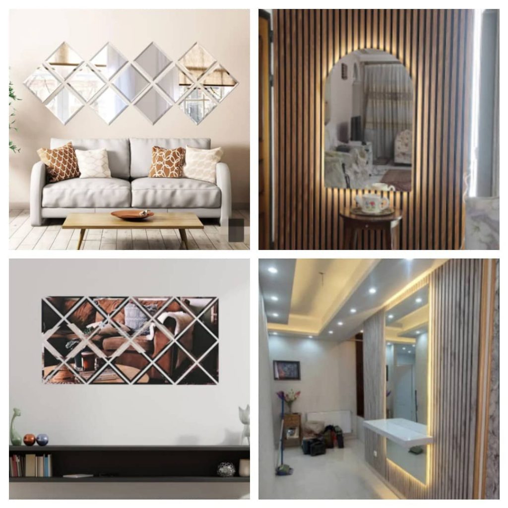 تولید و فروش عمده و خرده آینه بک لایت و دکوراتیو امیری در تبریز