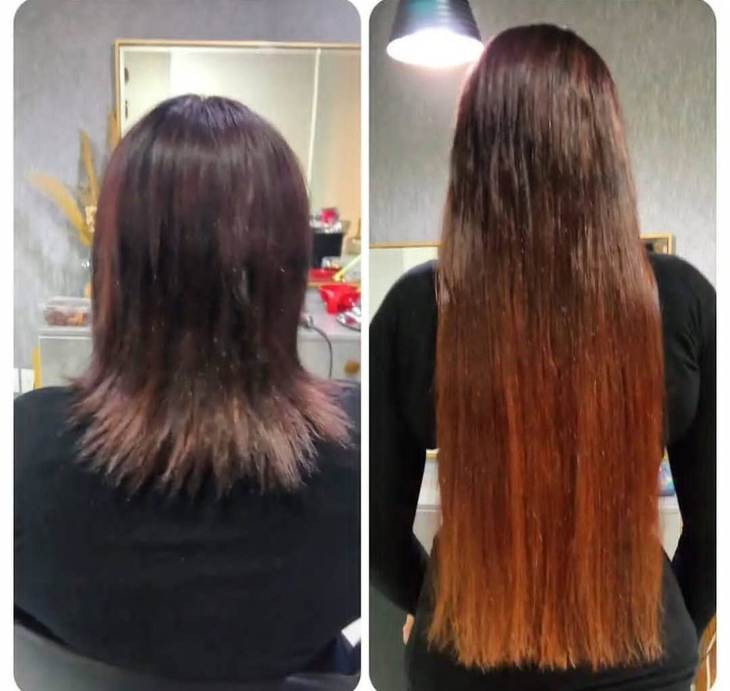 اکستنشن موی طبیعی سمیرا در مشهد