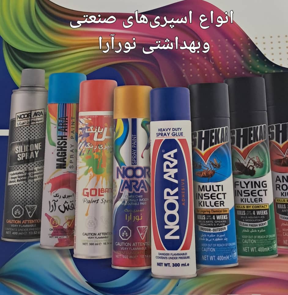 توزیع و پخش اسپری های صنعتی و بهداشتی آیپر در تبریز