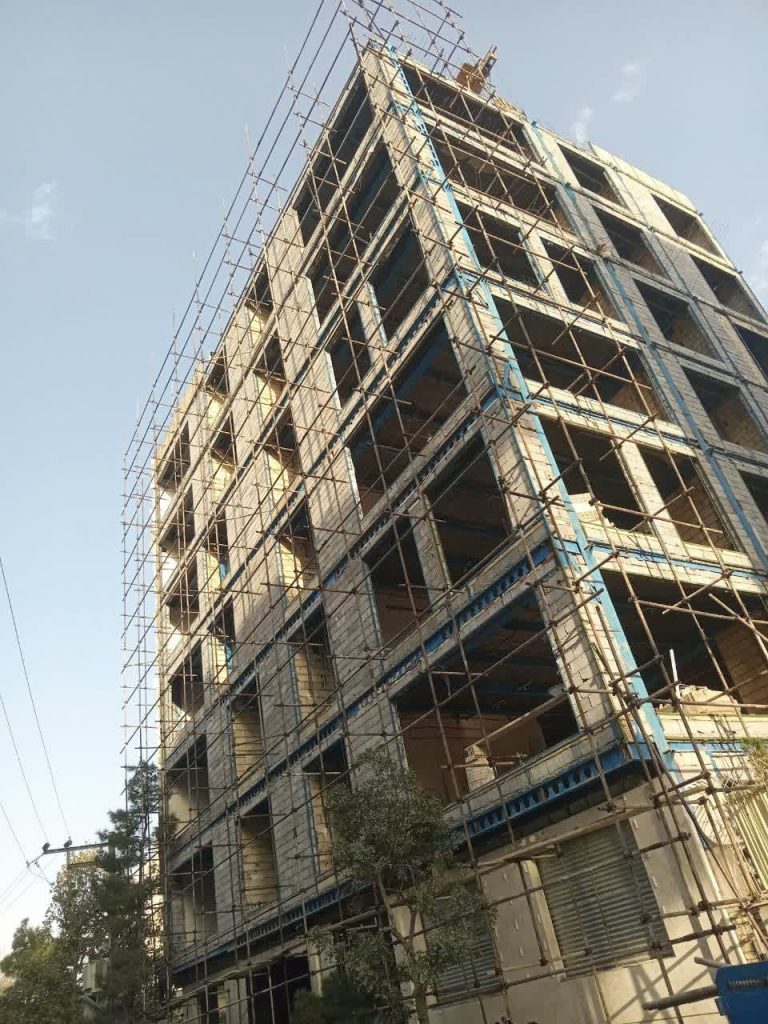 داربست فلزی و کفراژ افتخاری در مشهد