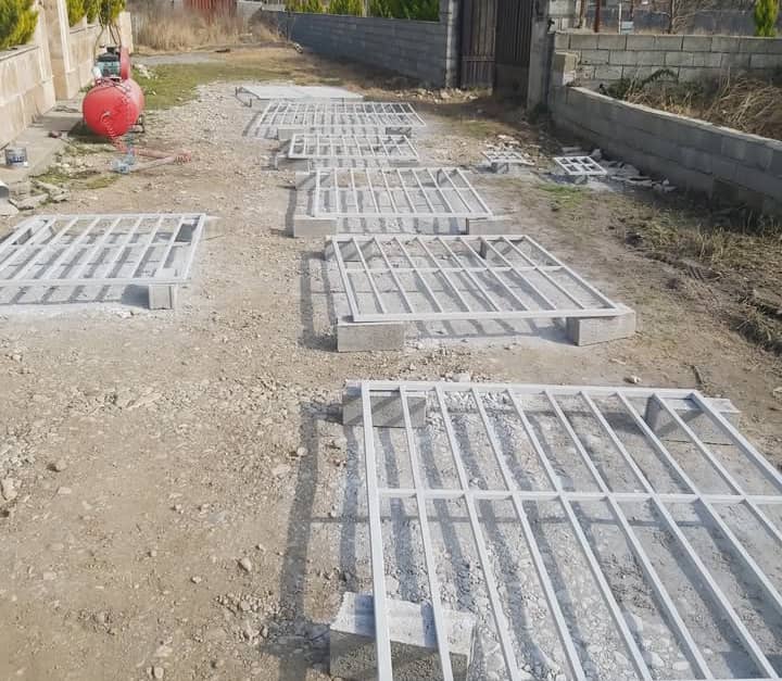 نقاشی ساختمان مدرن کاظمی در تنکابن