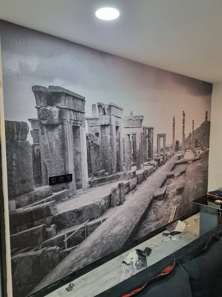 کاغذ دیواری و پوستر سه بعدی خانه مدرن احمدی در خرمشهر