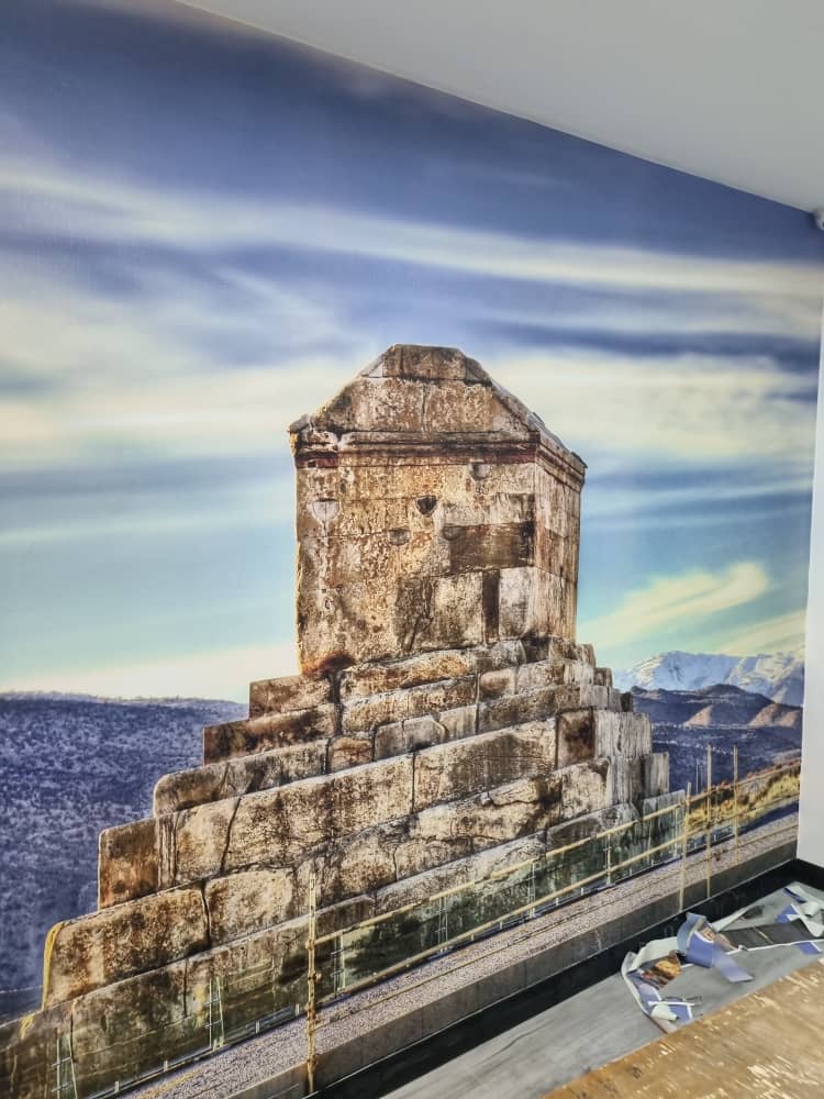 کاغذ دیواری و پوستر سه بعدی خانه مدرن احمدی در خرمشهر