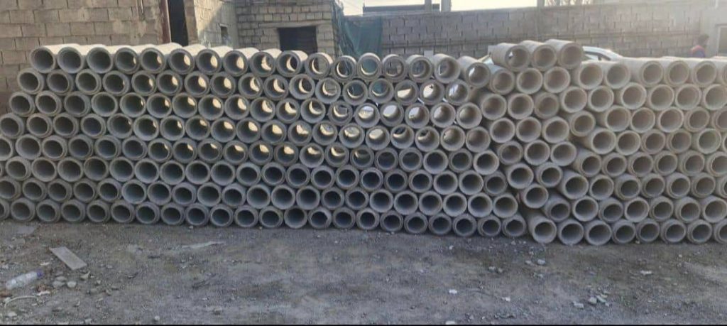 تولید و فروش لوله بتنی میلگرد دار دیو سالار نوشهر