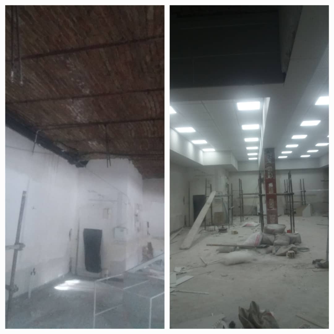 اجرای سقف کاذب و کناف احسان عامری در مشهد