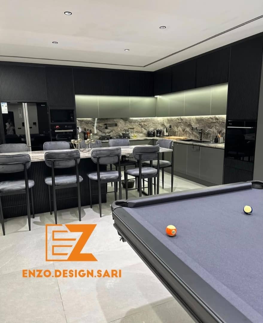 اجرای کابینت مدرن و نئوکلاسیک انزو در ساری