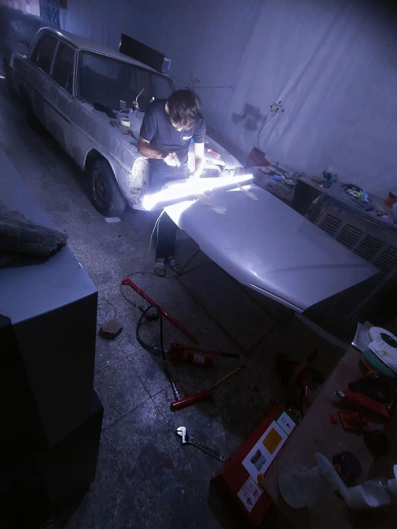 صافکاری و نقاشی اتومبیل علی در یزد