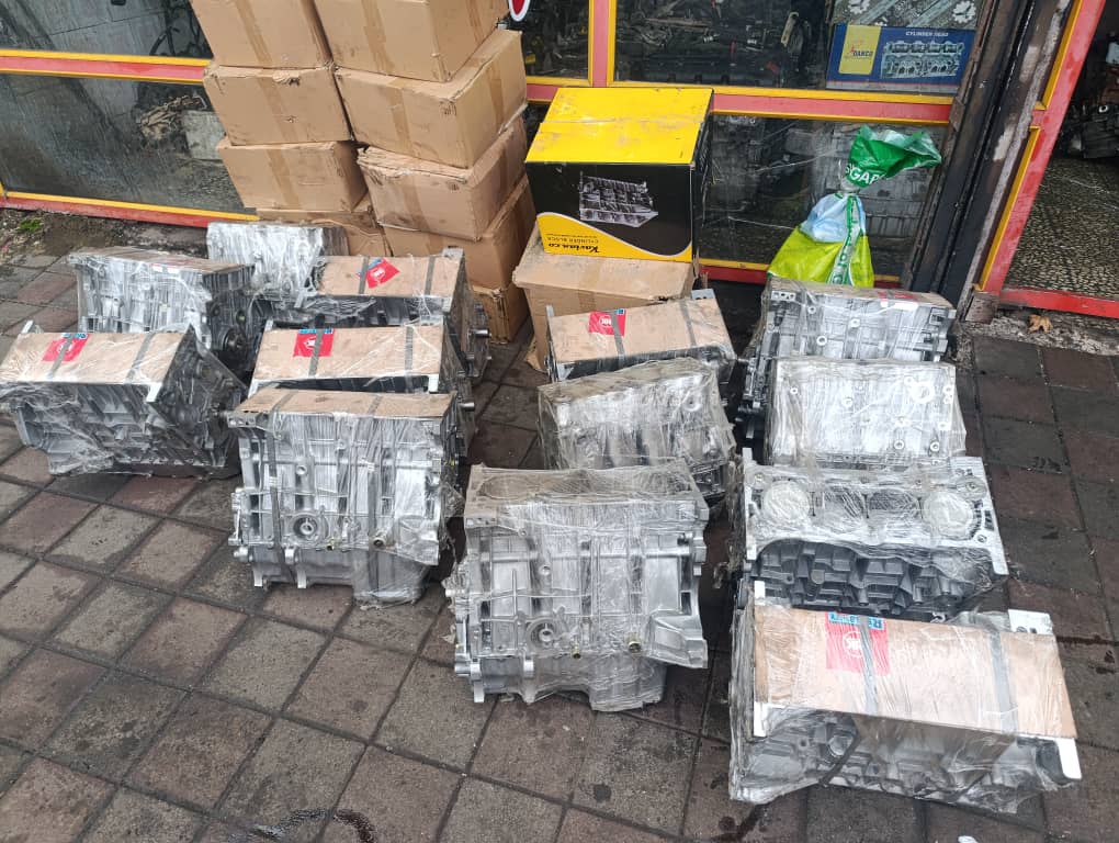 استوک یدک موتور و گیربکس ماشین های ایرانی خارجی مهدی در رشت