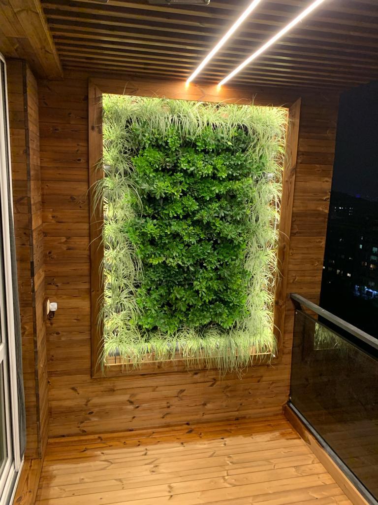 تهیه و اجرای چوب ترموود و روفگاردن آفیس نمای امید در تهران