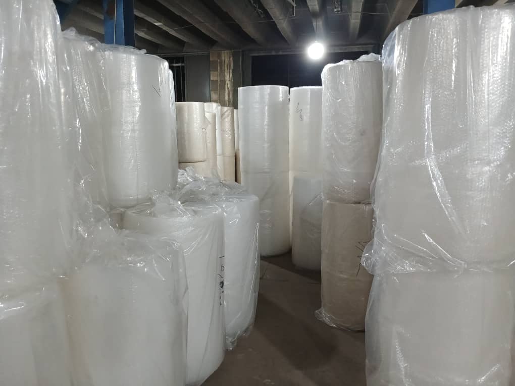 تولید و فروش نایلون حبابدار و ضربه گیر حبابینو حسنی جنوب تهران