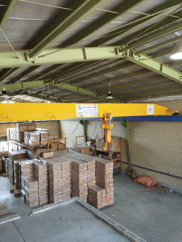 ساخت و فروش جرثقیل سقفی اوجان صنعت در تبریز