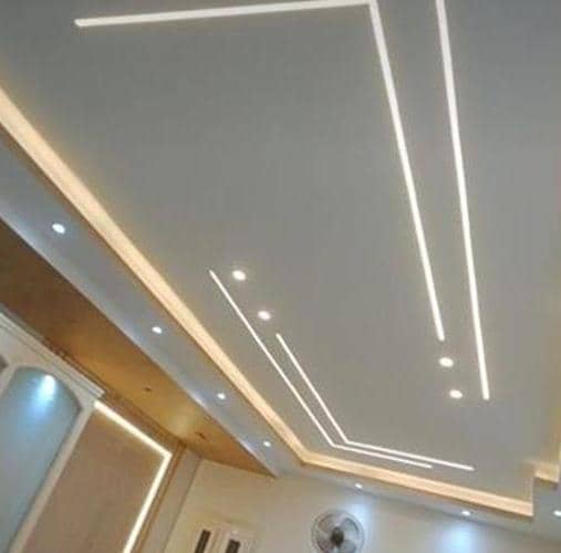 فروش و اجرای سقف کاذب و کناف غنمی در پردیس