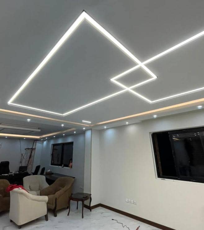 فروش و اجرای سقف کاذب و کناف غنمی در پردیس