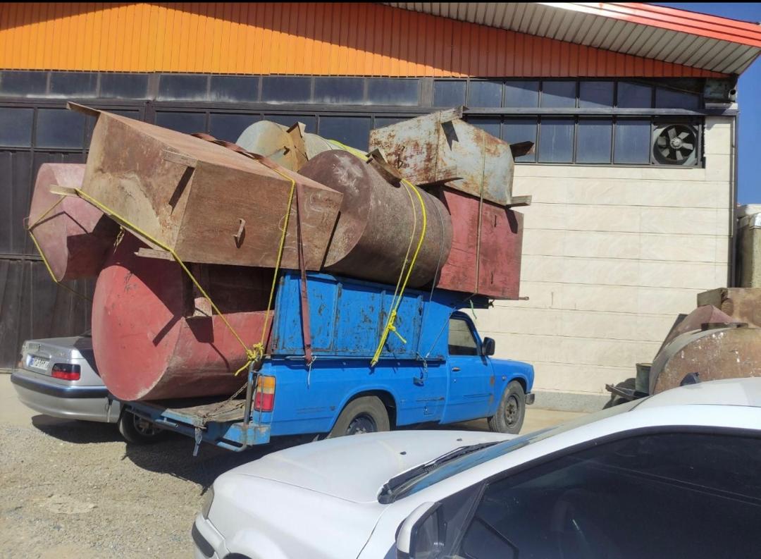 ساخت و فروش تانکر فلزی صنعتی و چرخ دار توکلی در همدان