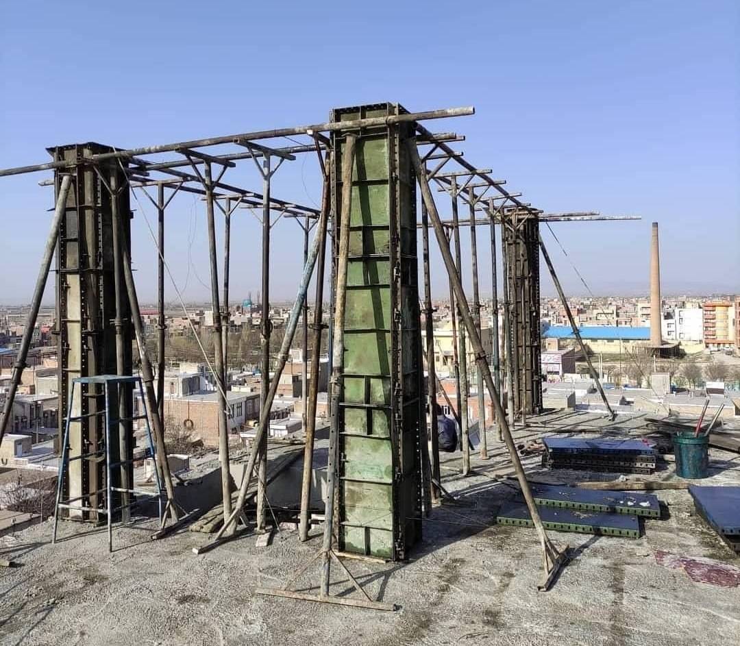 پیمانکاری سازه بتنی ساختمان محمدزاده در اردبیل