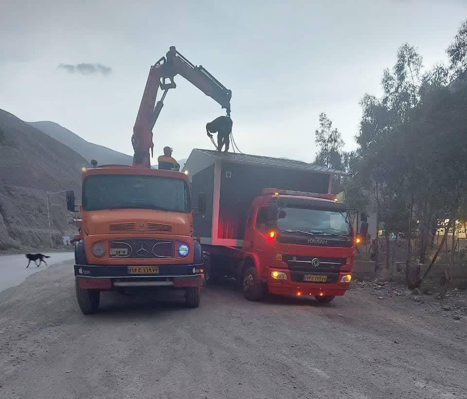 یدک کش با جرثقیل امدادخودرو علی شاکر در کاشان