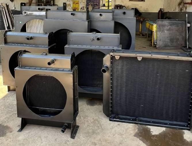 طراحی ساخت رادیاتور دیزل ژنراتور لودر ابعاد مختلف جواد هنرور در یزد