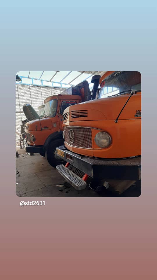 تعمیرگاه کامیون مرسدس بنز نگین سرچشمه در یزد