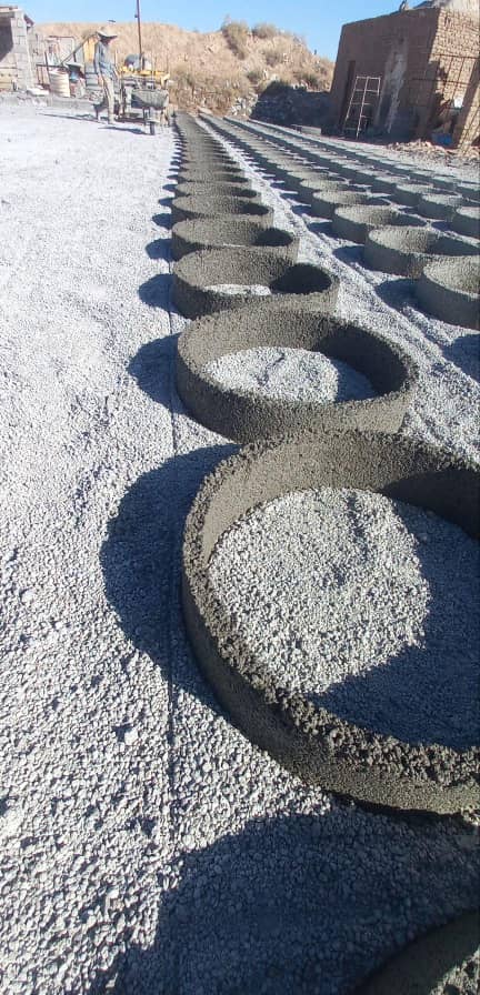 تولید و فروش نای سیمانی و حفره چاه شریفیان در کرمان