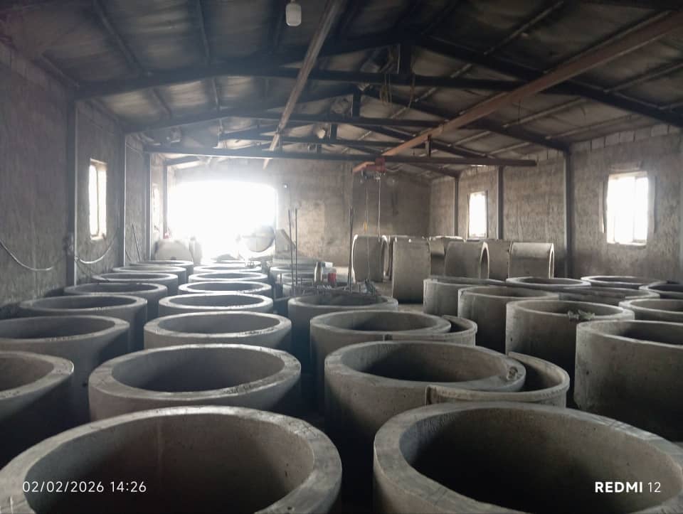 تولید و فروش نای سیمانی و حفره چاه شریفیان در کرمان