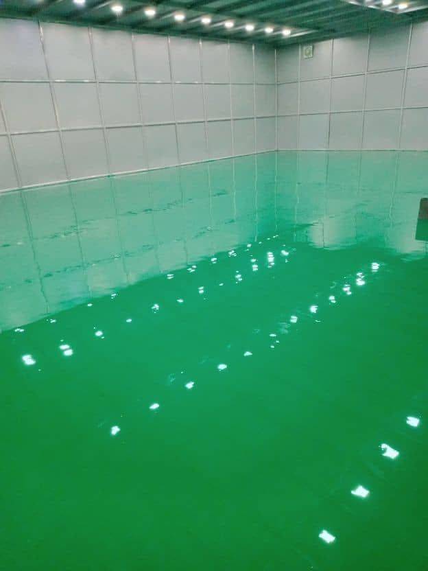 اجرای کفپوش اپوکسی صنعتی عمران صنعت سازان SARAL در بندرعباس