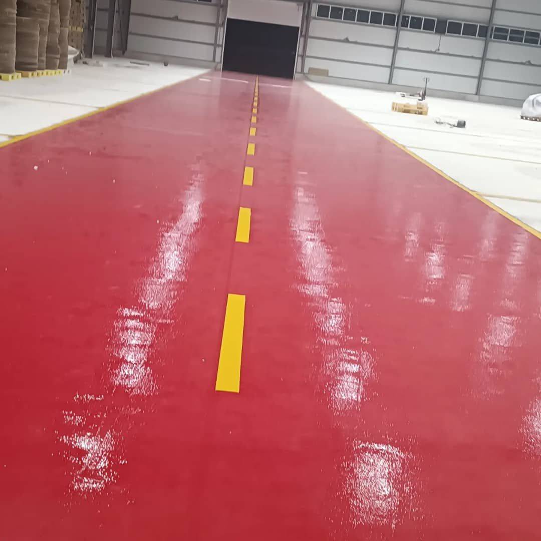 اجرای کفپوش اپوکسی صنعتی عمران صنعت سازان SARAL در بندرعباس