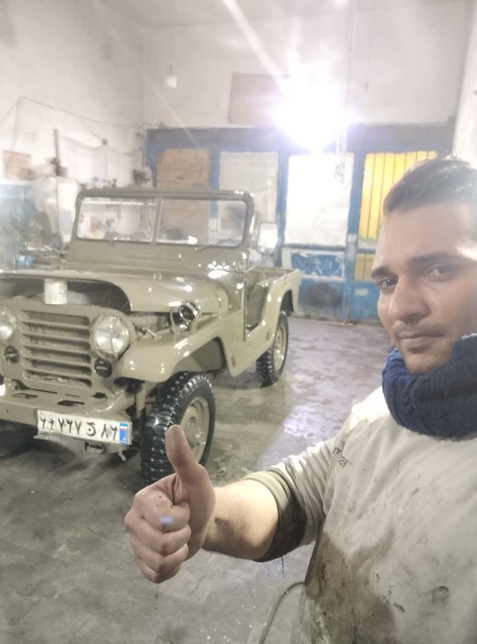 نقاشی ماشین خادم در مشهد