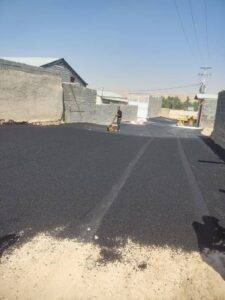 لکه گیری آسفالت و ایزوگام احدکیش در مبارکه
