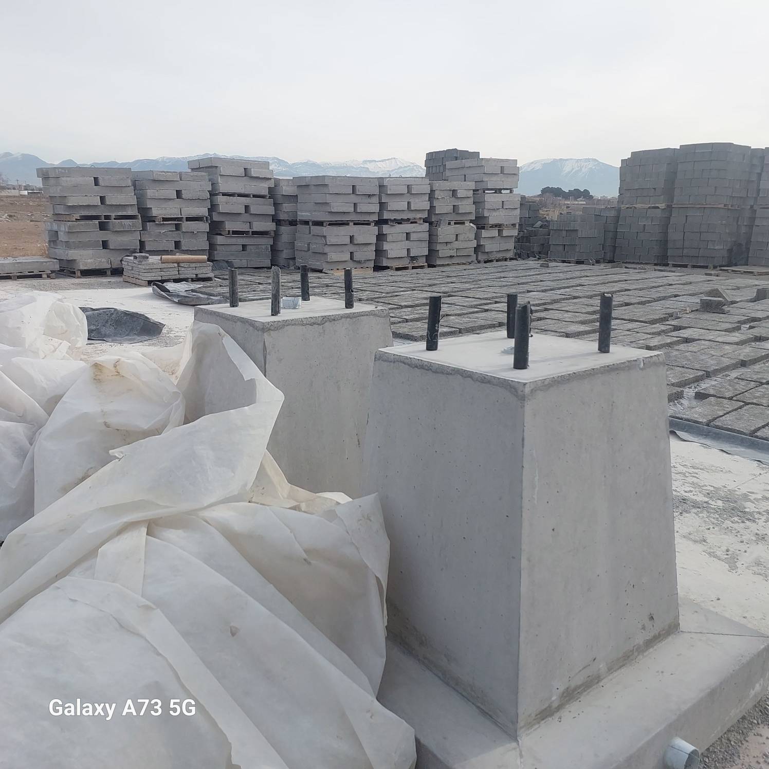 تولید قطعات بتنی بلسا به مدیریت رستمی در محمدشهر