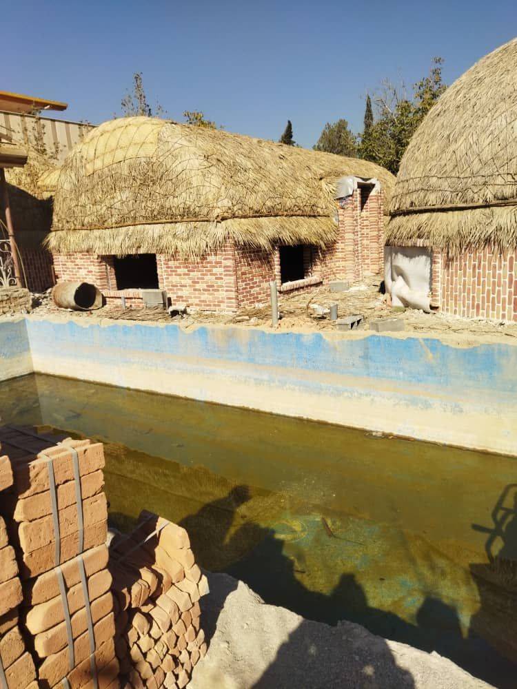 ساخت آلاچیق سنتی و کپر حسین پیروزی در بندرعباس