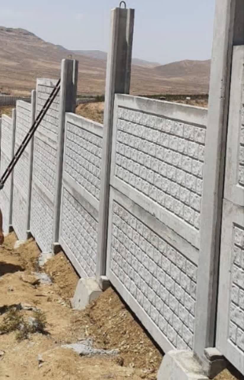 تولید دیوار بتنی پیش ساخته خودایستا قطعات بتنی گل محمدی در تربت حیدریه