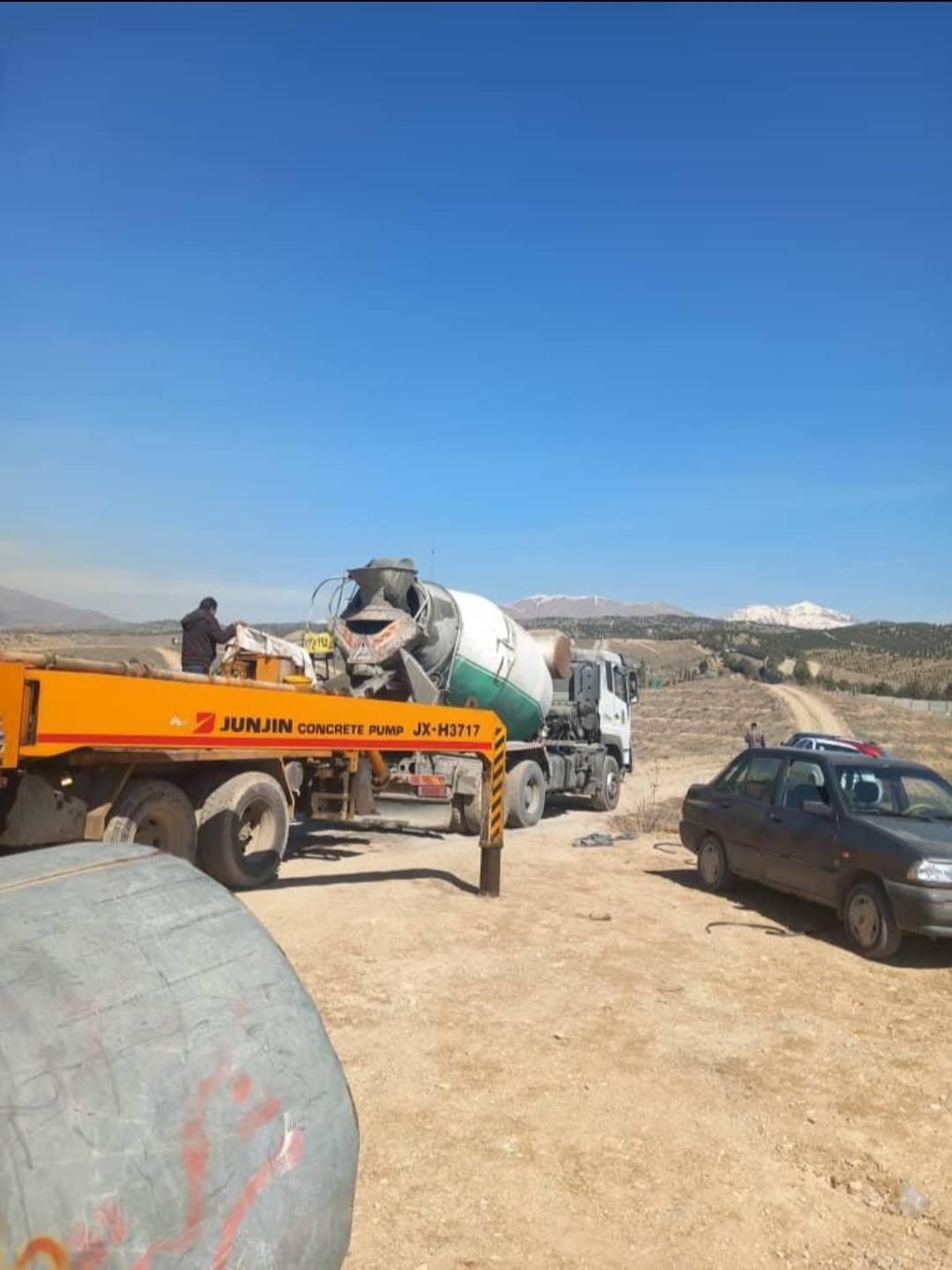 تولید و فروش بتن آماده بانی بتن جاوید در شمال شرق تهران