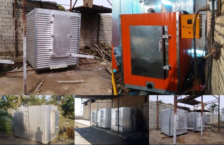 طراحی و ساخت کوره تولید زغال اروند در اهواز