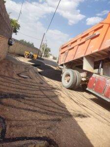 لکه گیری آسفالت و ایزوگام احدکیش در دهاقان