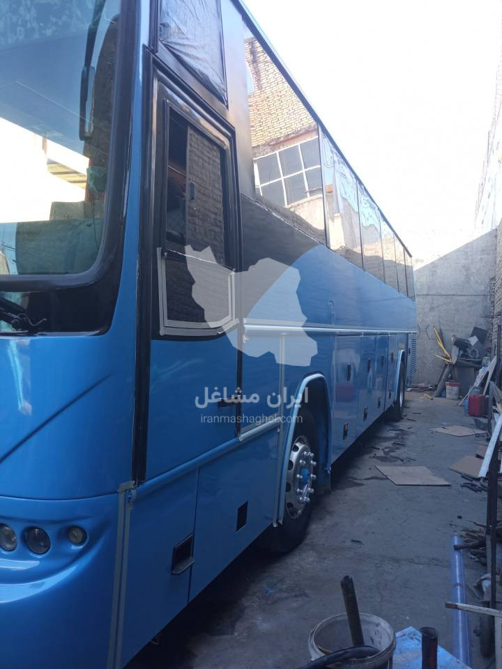اتاقسازی و رنگ آمیزی اتوبوس ولیعصر در مشهد