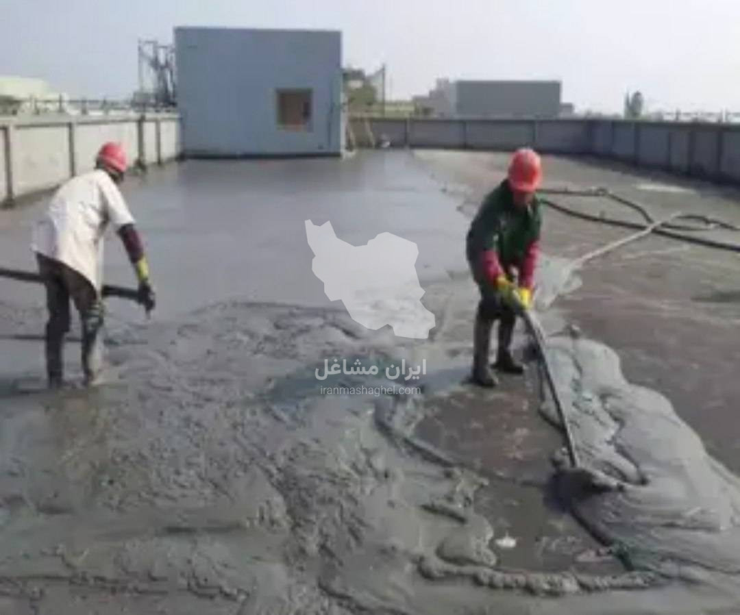 فوم بتن و کفسازی ساختمان نادری در یاسوج