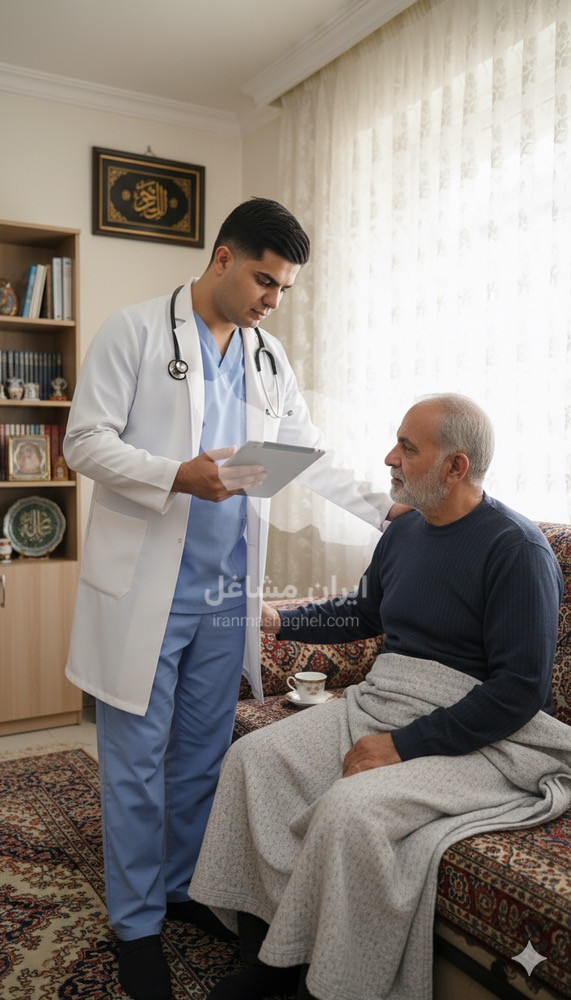 خدمات تزریقات پرستاری بیماران icu در منزل بمدیریت امیرحسین فضلی در قائمشهر