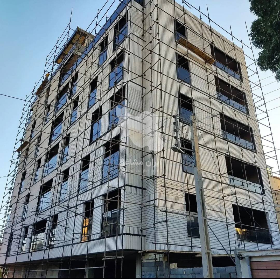 نماکاری سنگ کاری ساختمان یزدانی در شهرکرد