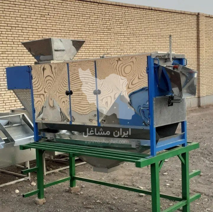 ساخت تولید ماشین آلات و دستگاه فراوری پسته ماشین سازی جعفری در یزد